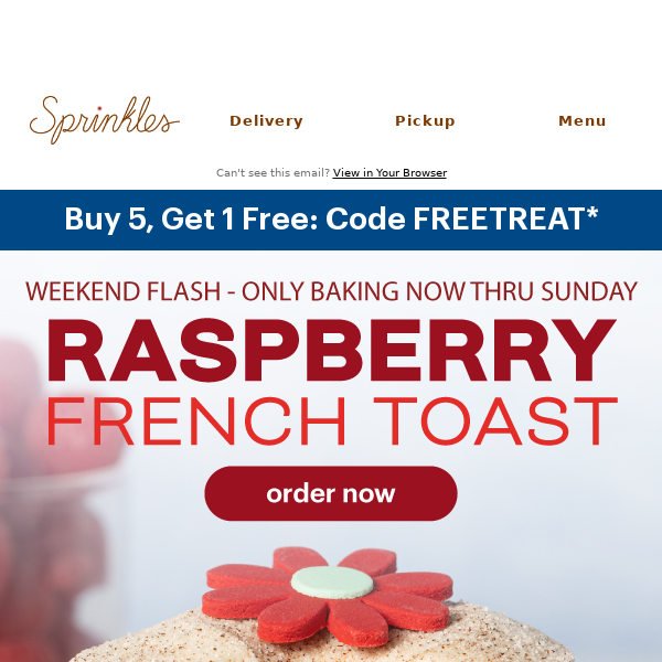 Weekend Flash Flavor: Raspberry French Toast!