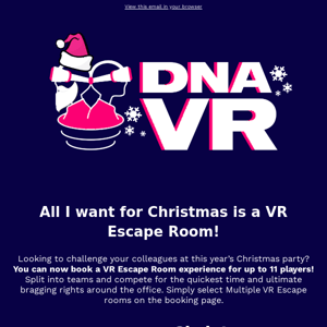 Its beginning to look a lot like Christmas at DNA VR! 🎅🏻🎄