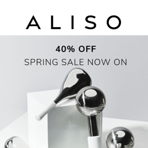 💎 ALISO MAY SALE CONTINUES - 40% OFF -  CODE: MAY40