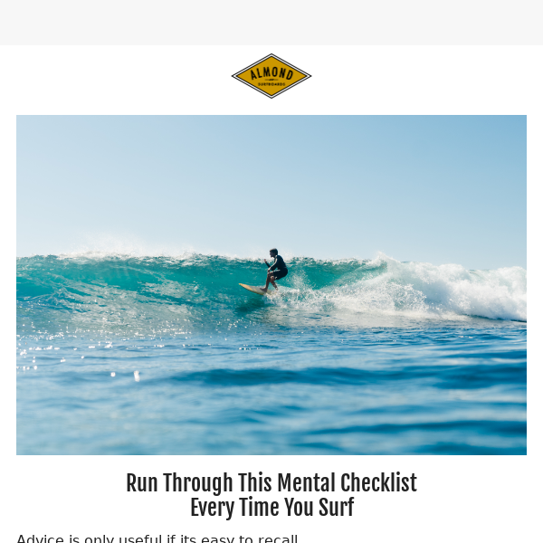 Use This Mental Checklist Every Time You Surf 🌊