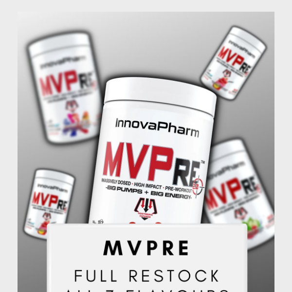 The  👑 Is Back! Mvpre 2.0 Pre-Workout Powerhouse