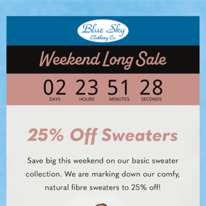 Blowout Weekend Long Sale 💥