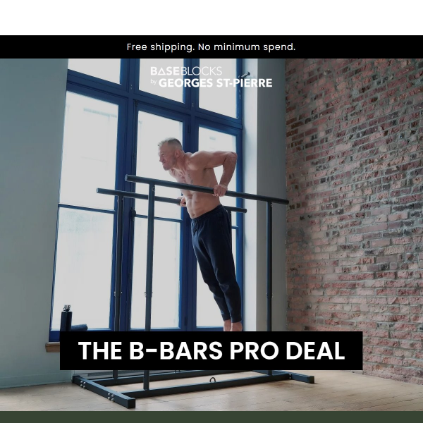 BFCM Deal #1: Get a free add-on with the B-Bars Pro