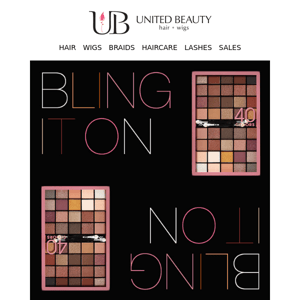 Spend $40+ and Get Your FREE Bling It On Makeup Palette - Your Glam Awaits at United Beauty Supply!