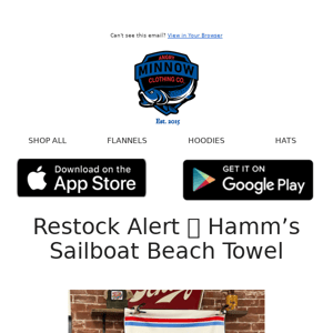 Restock Alert 🔔 Hamm’s Beach Towel