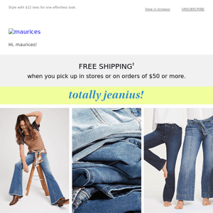 👖 Up to 65% off? What a JEANIUS idea 👖