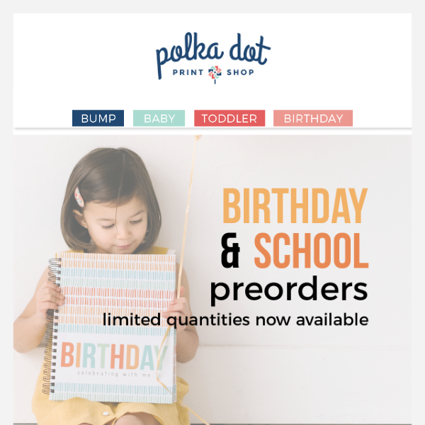 Say No to FOMO: Order your Birthday Book NOW!