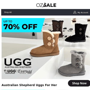 UGGs For Her Up To 70% Off