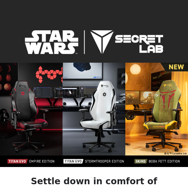Boba Fett™ joins our STAR WARS™ | Secretlab Collection