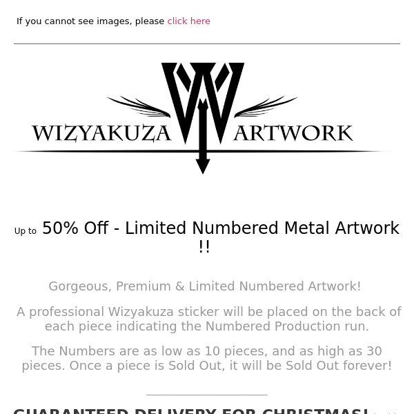 50% Off Numbered Metal Artwork! GUARANTEED FOR CHRISTMAS! || Wizyakuza.com