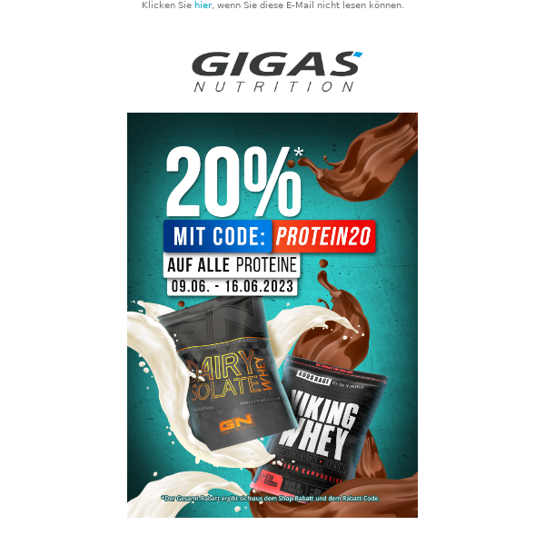 🔥Nur noch zwei Tage! -20% Auf die Kategorie: PROTEINE!🔥