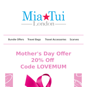 🌸 20% Off Mother's Day 🌸