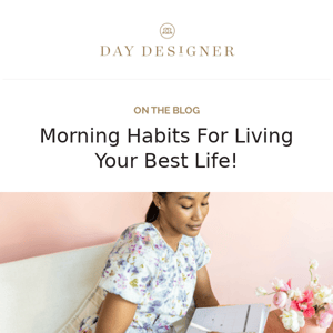 5 favorite habits to kick off each day!