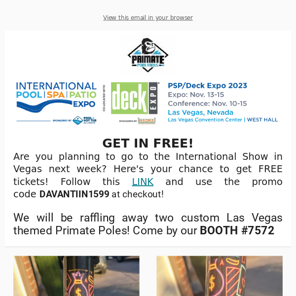 Get into PSP/Deck Expo in Vegas FREE!