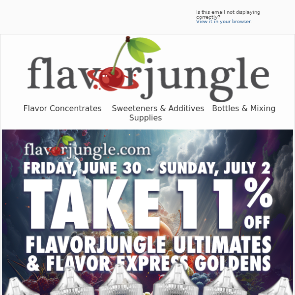 Ultimate and Golden SAVINGS at FlavorJungle!