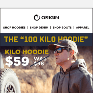 40% Off Hoodies & Apparel