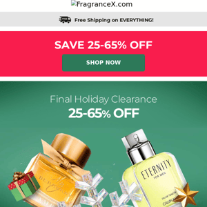 Final Holiday Clearance: 25-65% OFF   on Roja Parfums