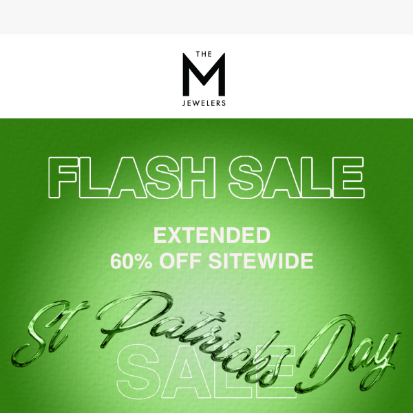 Flash Sale Extended ⚠️