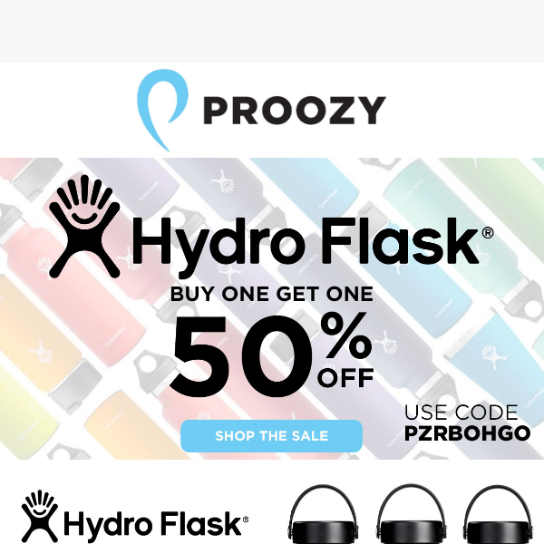 Hydro Flask: Buy One Get One 50% Off