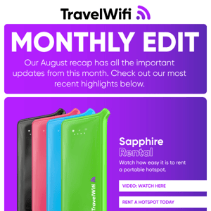 TravelWifi Monthly Edit