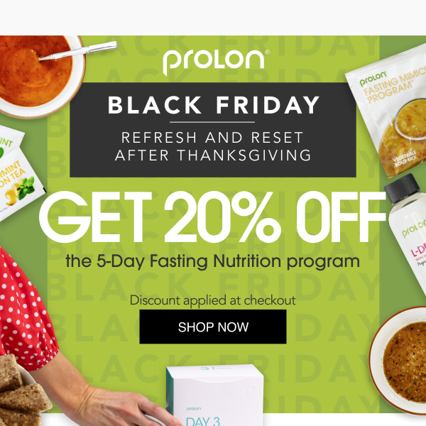 Post-Thanksgiving Reset: Save 20% Now!