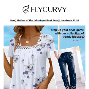 😍. FlyCurvy.Upgrade Your Look: Discover the Power of Stylish Blouses!