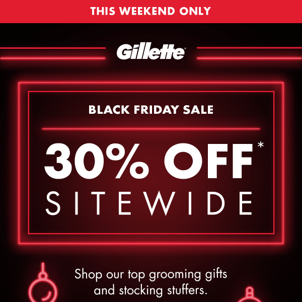 Black Friday sale – 30% off sitewide