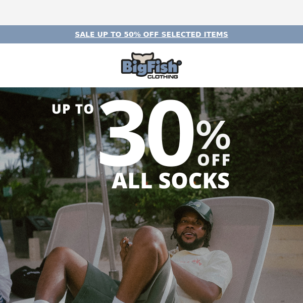 🧦 Up To 30% Off Socks 🧦