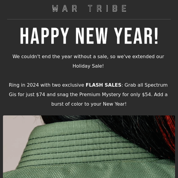 🥳 Ring in the New Year with 2 Flash Sales!