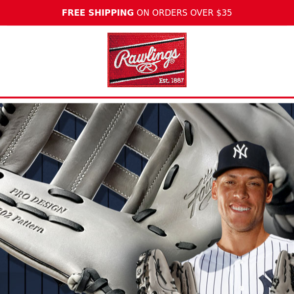 Rawlings | Foundation Series Baseball Glove | Aaron Judge Collaboration | Multiple Styles