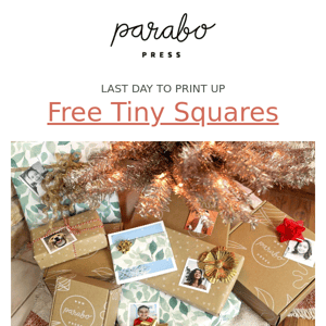 Free Tiny Squares ends tonight!