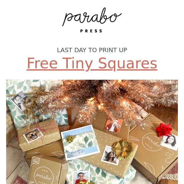 Free Tiny Squares ends tonight!