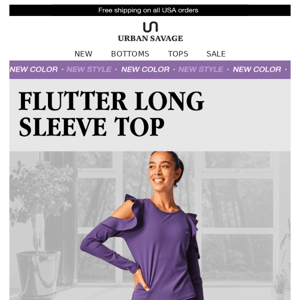 Meet the NEW Flutter Long Sleeve Top