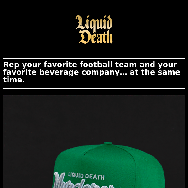 Team Death Football Hats