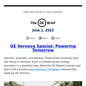 GE Vernova Special: How Vietnam, Australia, and Norway are embracing the energy transition