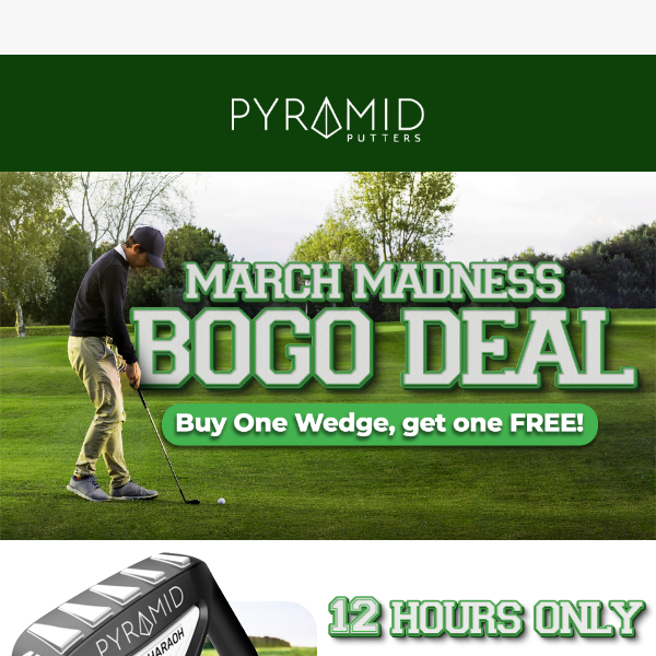 🚨 LIMITED OFFER: Buy one wedge, get one free!! ⛳ 🚨