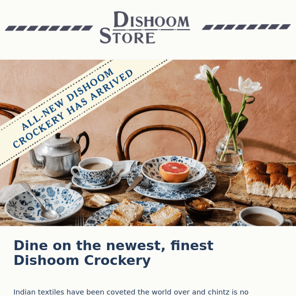 All-New Dishoom Crockery