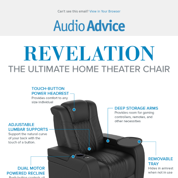 Revelation: The Ultimate Home Theater Chair