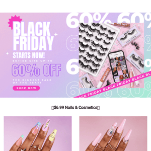 ⚠️BLACK FRIDAY STARTS NOW! 60% OFF EVERYTHING! 🎉