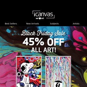 Black Friday Sale! 45% OFF All Art - Shop Now! 🎨