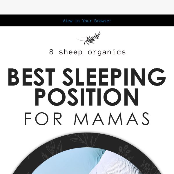 What is the best sleeping position for pregnant mamas? 🤔
