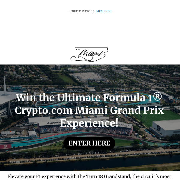 Fodor's x F1: WIN A TRIP to the F1 Miami Grand Prix Experience! 🏁🏎️