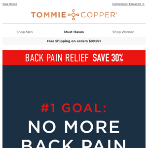 Back Pain Relief | Save 30%