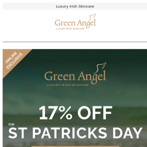 Celebrating Irish Products: 17% OFF Green Angel