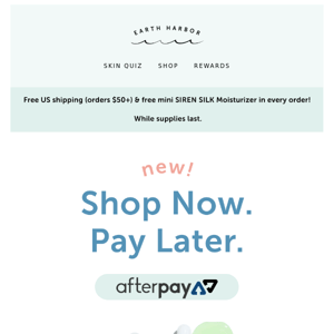 Afterpay is here...finally!