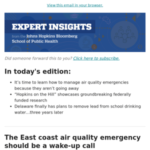 What you need to know about air quality emergencies