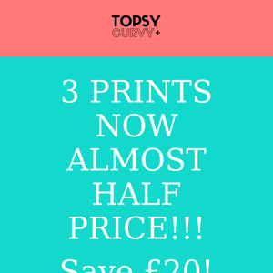 🎉🎉🎉 Dresses almost HALF PRICE Topsy Curvy!