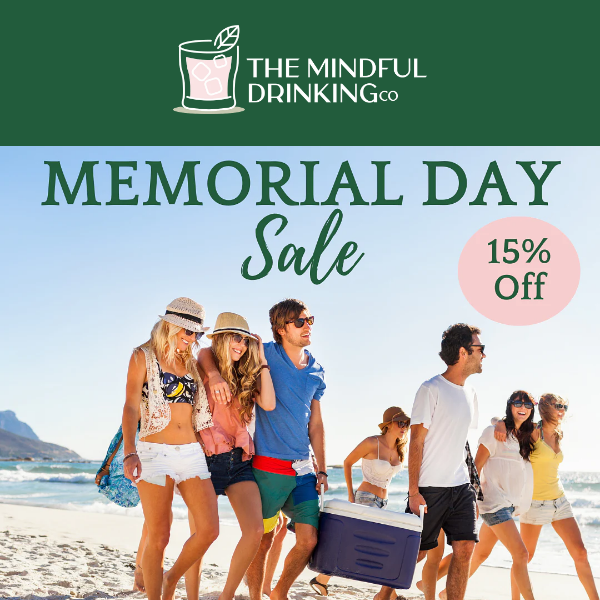 The Mindful Drinking Co, Save 15% Off Entire Purchase For Memorial Day