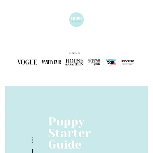 Puppy Starter Guide