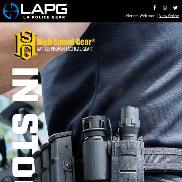 High Speed Gear - Get your tacos & pouches here - LA Police Gear